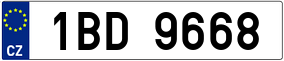 Truck License Plate